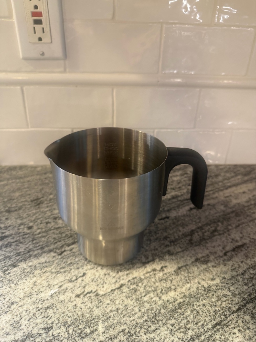 Breville BMF600XL Cafe Milk Frother Pitcher Cup Jar Replacement Part Stainless